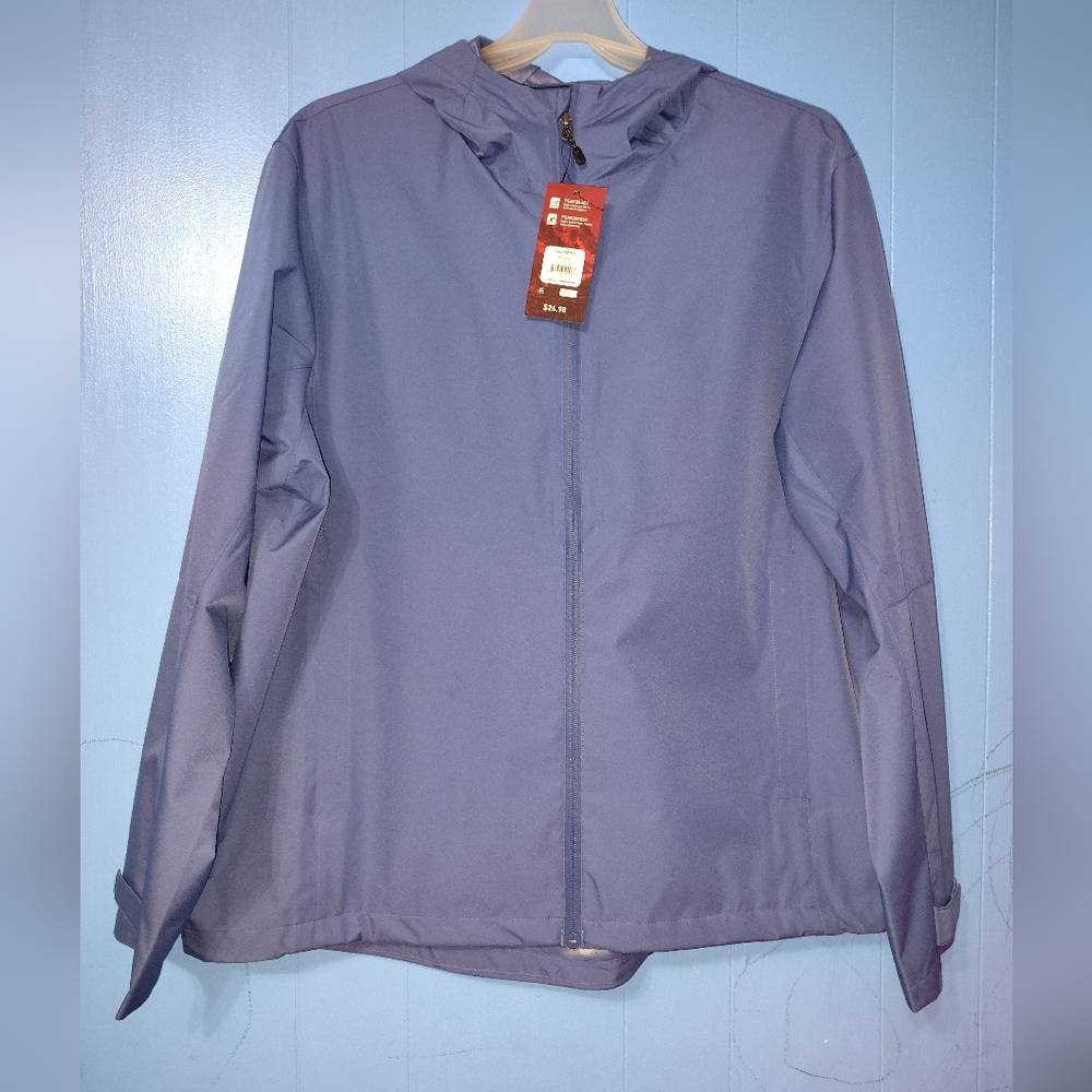 SwissTech Men's Hooded Rain Jacket